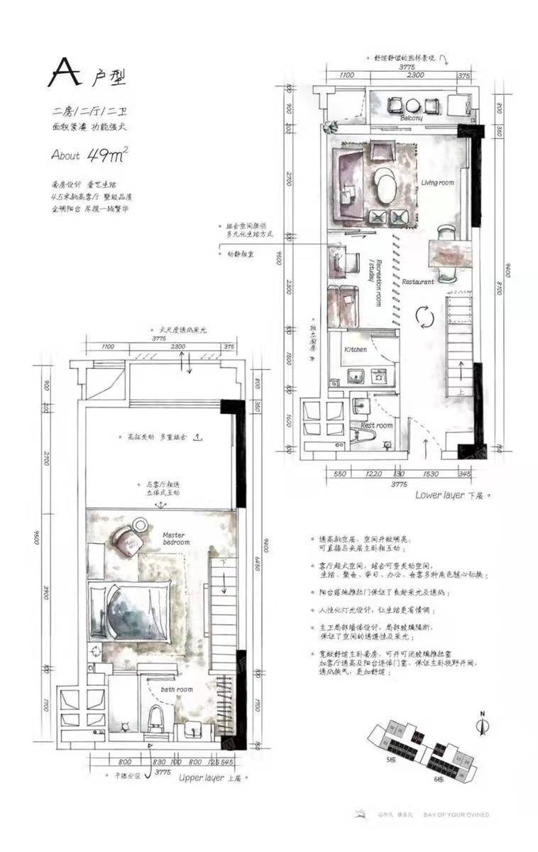 冠科 泊樾灣，冠科商業中心-均價19500元/平