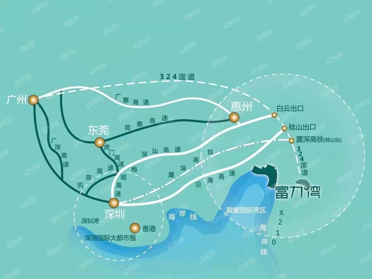 富力灣，富茂海濱城均價7000元/平