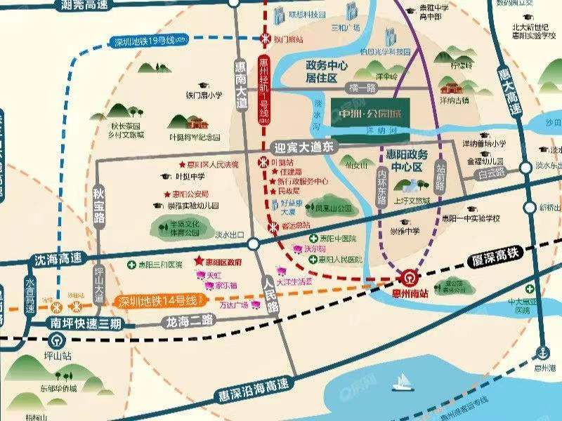 中洲公園城，河谷花園-均價11880元/平