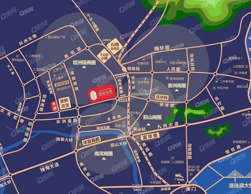 逸駿星園，星光明月花園均價16000元/平