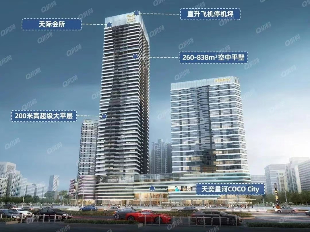 展盈天鉆，天奕國際廣場-均價25000元/平