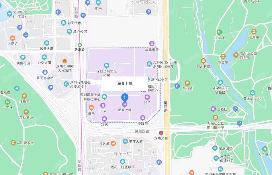 深業(yè)上城研發(fā)大廈，深圳上城南區(qū)-均價200元/平