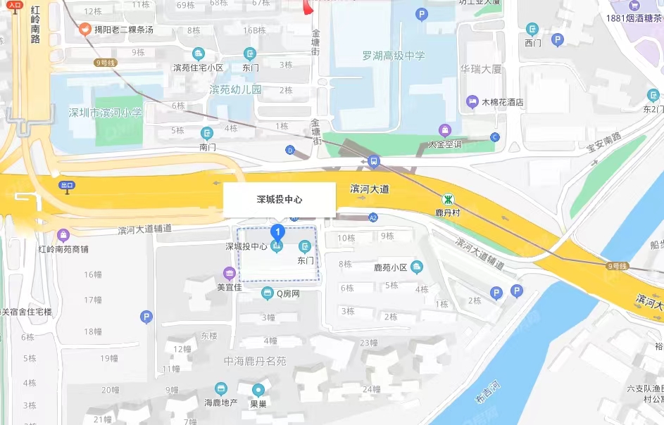 深城投中心，鹿丹大廈-均價(jià)200元/平