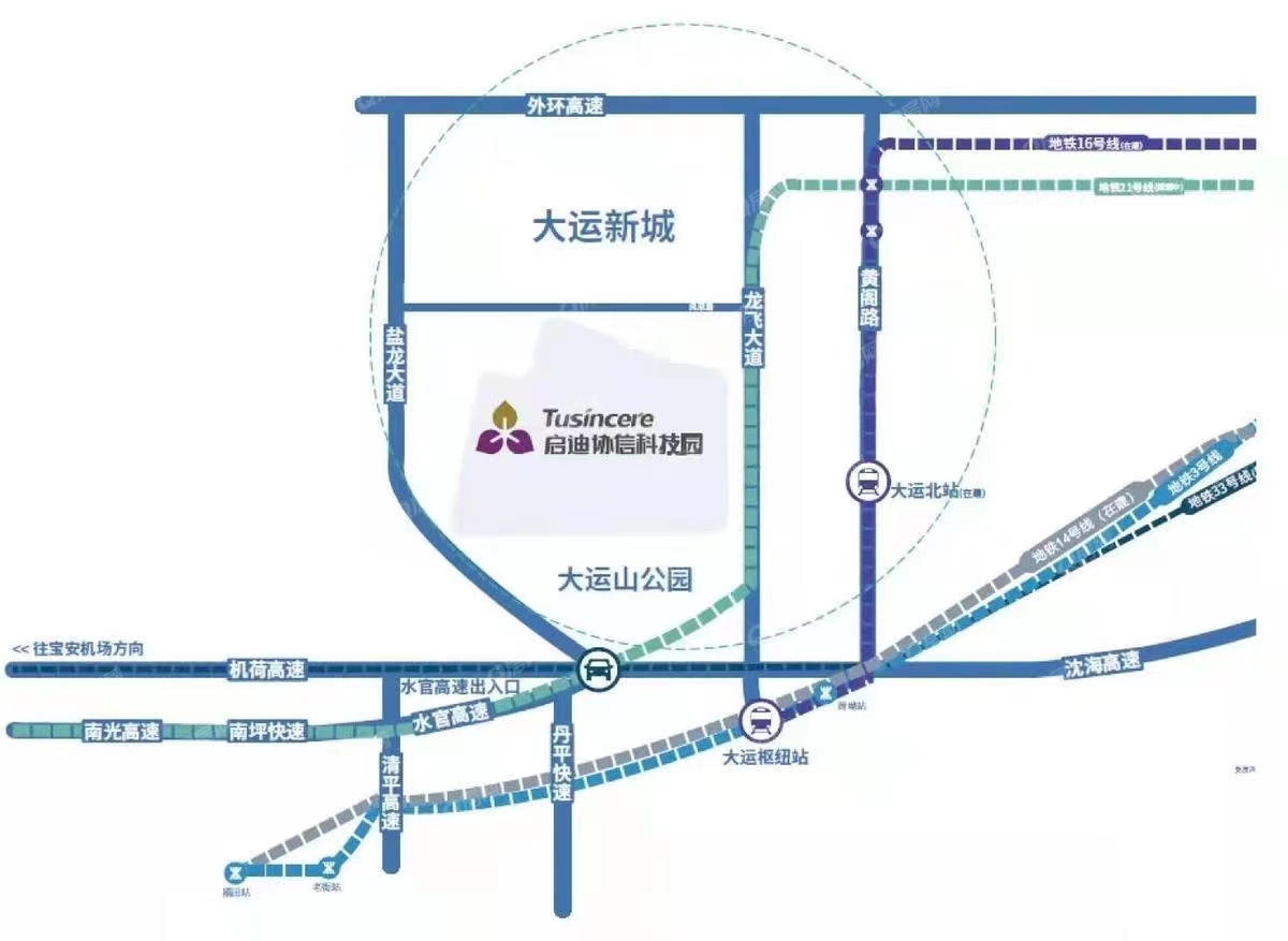 啟迪協信科技園，均價68元/平