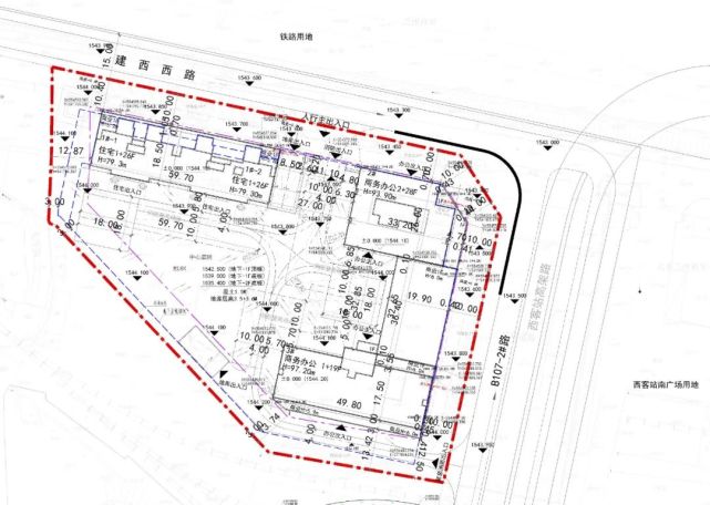 該項目將建設多棟超高層建筑
